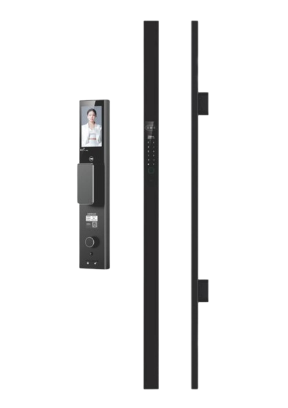 Vylox Series - V1 smart lock for glass doors with video screen